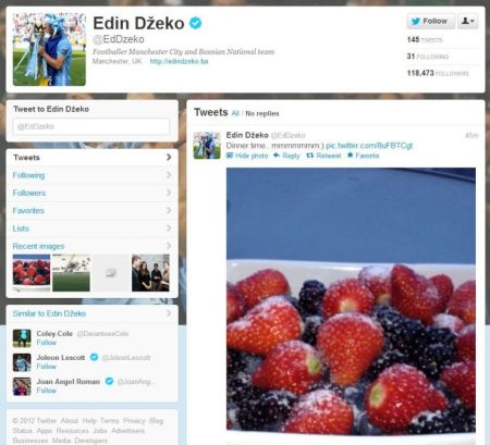 Dzeko’nun twiti heyecan yarattı