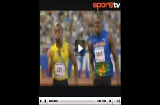 Usain Bolt'u �arpt�lar!